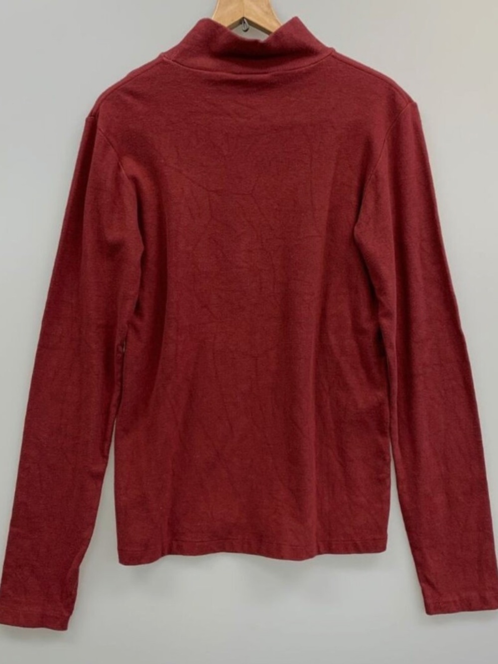 Vintage RRL Double RL Ralph Lauren Maroon Turtleneck–Triple Star–1990s –Size M